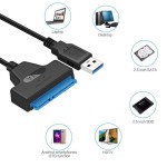 Καλώδιο USB 3 σε SATA III 22pin για σύνδεση SSD HDD δίσκων